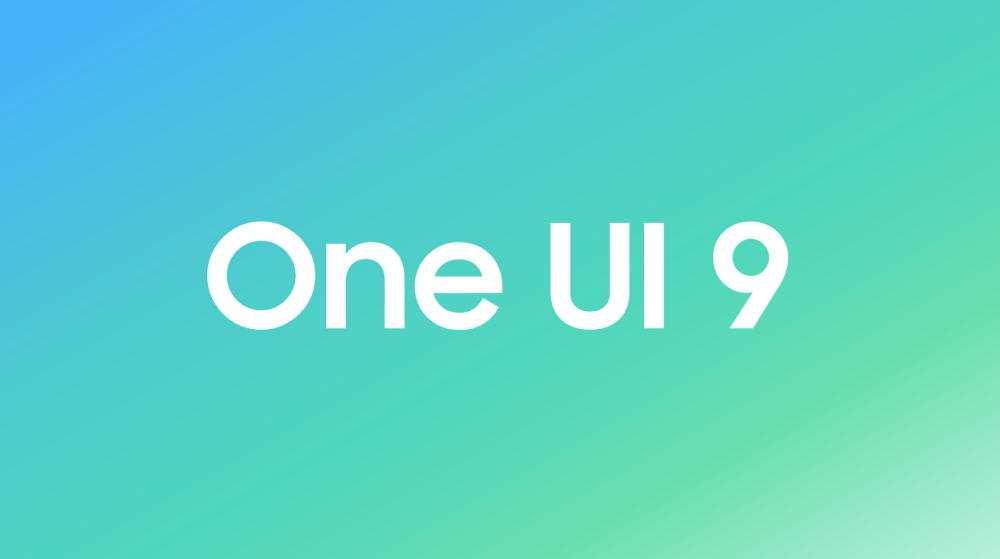 청록색에서 연두색으로 이어지는 배경 위에 흰색 One UI 9 글자가 놓인 삼성전자 공식 이미지
